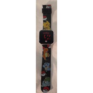 Pokemon LED Digital Watch Pikachu Charmander Squirtle Bulbasaur